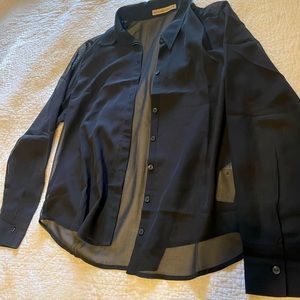 Abercrombie Sheer Button-up Top, NWOT! Sz Med